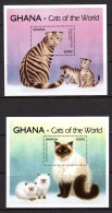 Ghana 1994 Cats MS Set MNH (SG MS1976) - Ghana (1957-...)