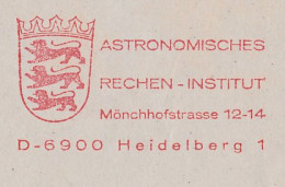 Meter Cover Germany 1991 Astronomical Calculation Institute - Astronomia