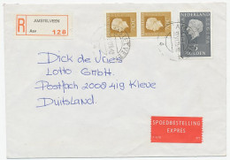Em. Juliana Aangetekend / Expresse Amstelveen - Duitsland 1978 - Unclassified