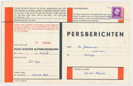 Tiel - Nijmegen 1975 - Persbericht Z.O. Autobusdienst - Unclassified