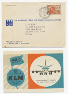 PTT Introductiefolder ( Engels ) Em. KLM 1959 + Andere - Unclassified