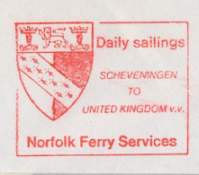 Meter Cover Netherlands 1975 - Postalia 4459 Norfolk Ferry Services - Scheveningen To United Kingdom - Barche