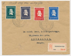 Voorschoten FDC / 1e Dag Em. Van Riebeeck 1952 - Unclassified