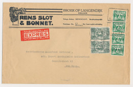 Spoorweg Expresse Poststuk Alkmaar - S Gravenhage 1939  - Unclassified