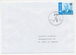 Cover / Postmark Belgium 2009 Stargazer - Telescope - Astronomia