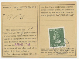 Em. Konijnenburg Postbuskaartje Arnhem 1948 - Non Classés
