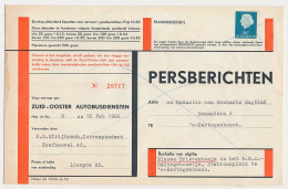 Liempde - S Hertogenbosch 1966 - Persbericht Z.O. Autobusdienst - Sin Clasificación