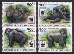 Central African Republic 2015 Mi 5460-5463 MNH  (ZS5 CAR5460-5463) - Mono