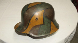 Casque Allemand Camouflé Modèle 1916 En Très Bon état ! - 1914-18