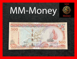 MALDIVES 500 Rufiyaa  2006  P. 24  Paper Note   *scarce*  AU \  UNC - Maldivas