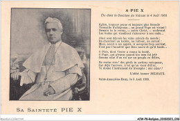 AIWP8-0783 - RELIGION - SA SAINTETE PIE X   - Popes