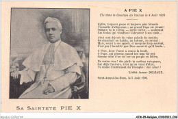 AIWP8-0783 - RELIGION - SA SAINTETE PIE X   - Papes