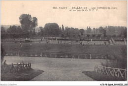 AJKP8-0764 - SPORT - VICHY - BELLERIVE - LES TERRAINS DE JEUX ET LES TENNIS DU S C V  - Tennis