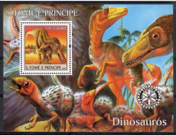 Sao Tome And Principe 2004 Mi Block 486 MNH  (ZS6 STPbl486) - Preistorici