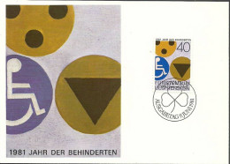 Liechtenstein 1981 Mi 774  Max Card  (MAX ZE1 LCH774) - Geneeskunde