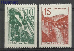 Yugoslavia 1958 Mi 839-840 Mh - Mint Hinged  (PZE2 YUG839-840) - Elettricità