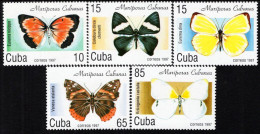 Cuba - 1997 - Butterflies - Mint Stamp Set - Nuovi