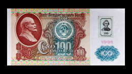 # # # Banknote Transnistrien (Transnistria) 100 Rubel (P-6) (1991 Ohne Rosette) AUNC # # # - Rusia