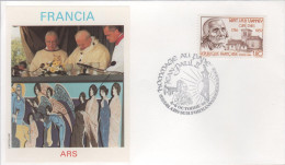 FRANCIA - FRANCE - 1986 - Annullo Speciale Visita Di S.S. Giovanni Paolo II A Ars Sur Formans - Viaggi Del Papa - Voyage - Storia Postale