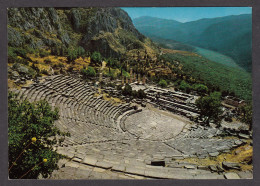 111722/ DELPHI, Delphes, Archaeological Site, Theater And Temple Of Apollo  - Griekenland