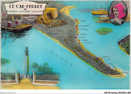 AKPP6-0492-CARTES - LE CAP FERRET  - Landkaarten