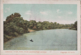 94059 - Grossbritannien - London - Hyde Park From Serpentine Bridge - Ca. 1915 - Sonstige & Ohne Zuordnung