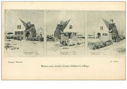 BATIMENTS.n°3.MAISON POUR OUVRIER D'USINE HABITANT LE VILLAGE - Andere & Zonder Classificatie