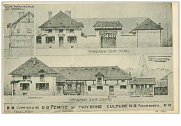 BATIMENTS.n°13.CHAMPAGNE.FERME DE MOYENNE CULTURE.ARDENNES - Altri & Non Classificati