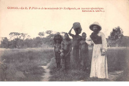 Congo Français - N°61552 - Le R.P. Pédron De La Mission De Ste Radégonde En Tournée Apostolique - Congo Francese