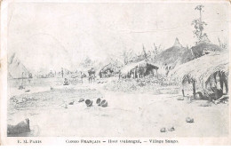 Afrique - N°66104 - Congo Français - Haut-Oubangui - Village Sango - Frans-Kongo