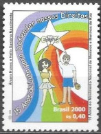 Brazil Brasil Brasilien 2000 National Movement For Street Children Michel No. 3052 MNH Postfrisch Neuf ** - Unused Stamps