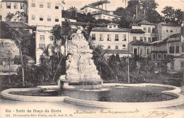 Brésil - N°79920 - RIO DE JANEIRO - Fonte Da Praça Da Gloria - Carte Avec Un Bel Affranchissement - Rio De Janeiro