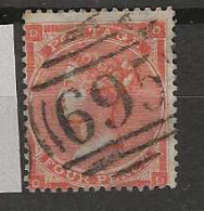 1855 USED Great Britain Mi 13-Z Wmk Large Garter - Oblitérés