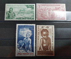 AFRIQUE EQUATORIALE FRANCAISE - AEF - A.E.F. - 1942 - YT PA 10/13** - Unused Stamps