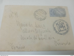 1931 LETTERA ESPRESSA CON ANNULLO NAPOLI + AMB. ROMA - GENOVA + PINEROLO TORINO - Storia Postale