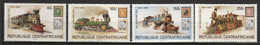 CENTRAFRIQUE - N°400/3 ** (1979) Rowland Hill / Locomotives - Central African Republic