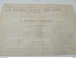 1904 FORLI LO STATO CIVILE ITALIANO - Other & Unclassified