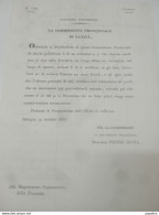 1835 BOLOGNA GOVERNO PONTIFICIO AVVISO CHE CIASCUN VENDITORE DI VINO NE TENGA AFFISSO UN ESEMPLARE - Historical Documents