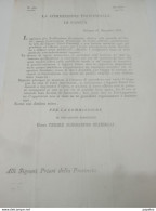 1833  BOLOGNA COMMISSIONE PROVINCIALE DI SANITA' CUSTODIA DEI CANI - Historische Documenten