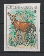 CENTRAFRICAINE - 1982 - N°YT. 506 - Okapi - Non Dentelé / Imperf. - Neuf Luxe ** / MNH - Horses