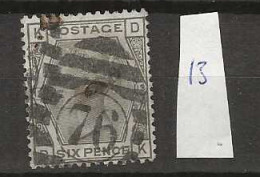 1873 USED Great Britain Mi 44 - Oblitérés