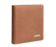 Lindner Karat Ringbinder Hellbraun Aus Leder 1106L-H Neu - Materiaal