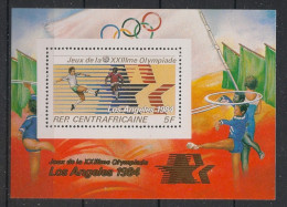 CENTRAFRICAINE - 1982 - SB N°YT. 552 - Olympics - Neuf Luxe ** / MNH - Central African Republic