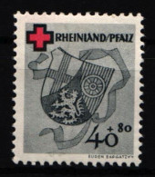 Fr. Zone Rheinland-Pfalz 45A Postfrisch #HZ067 - Rhine-Palatinate