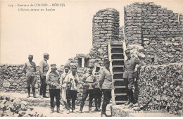 ALGERIE - SAN64565 - Environs De Colomb - Officiers Devant Un Bastion - Légion ? - Femmes