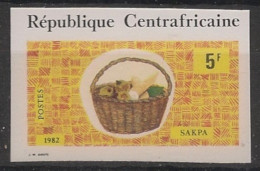 CENTRAFRICAINE - 1982 - N°YT. 524 - Artisanat - Non Dentelé / Imperf. - Neuf Luxe ** / MNH - Central African Republic