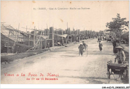 CAR-AAZP3-0215 - VIET-NAM - HANOI - Quai Du Commerce - Marché Aux Bambous  - Vietnam