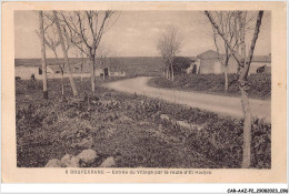 CAR-AAZP2-0154 - TUNISIE - BOUFEKRANE - Entrée Du Village Par La Route D'el Hadjeb  - Tunesië