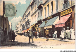 CAR-AAZP2-0149 - TUNISIE - TUNIS - Rue D'italie  - Tunesië