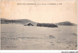 CAR-AAZP2-0145 - TUNISIE - TABARKA - épave De L'auvergne - Navire échoué à Tabarka En 1880 - Tunesië